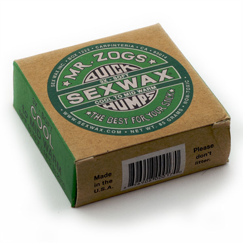 Sex Wax Quick Humps Surf Wax Green Cool